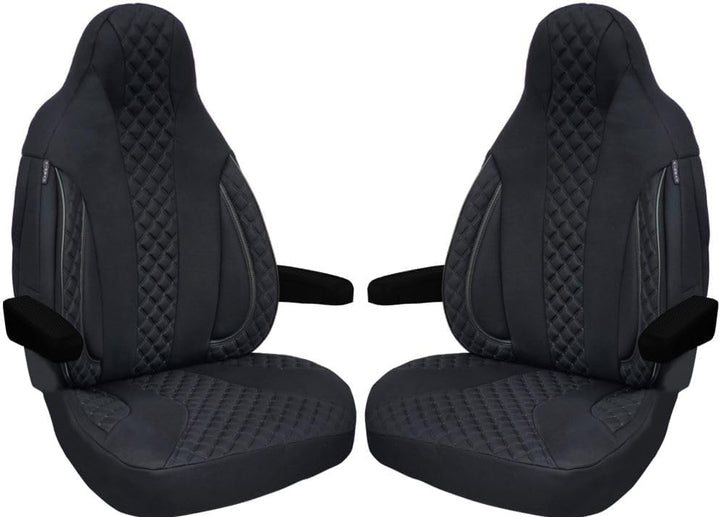 BREMER SITZBEZÜGE Schonbezüge Sitzbezüge kompatibel mit FIAT Ducato Citroen Jumper Peugeot Boxer in