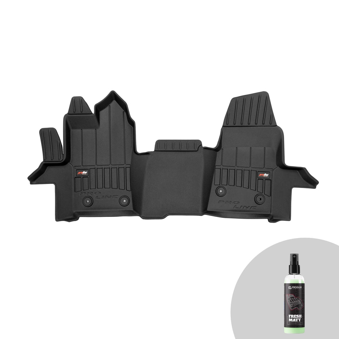 FROGUM ProLine 3D Gummimatten Exklusiven Auto Fussmatten Autofussmatten für Ford Transit VI ab 2018
