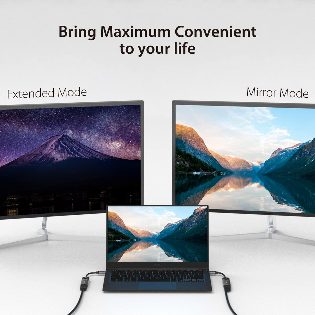 j5create USB Typ C zu HDMI Adapter (8K@60Hz, 4K@120Hz) mit RGB LED Licht für MacBook Pro, MacBook Ai