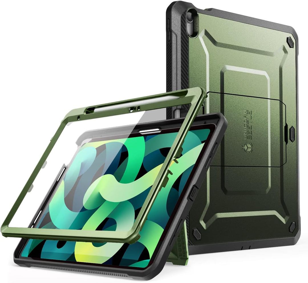 SUPCASE Schutzhülle für iPad 10,9 Zoll (2022), mit integriertem Displayschutz, klappbarem Ständer, E