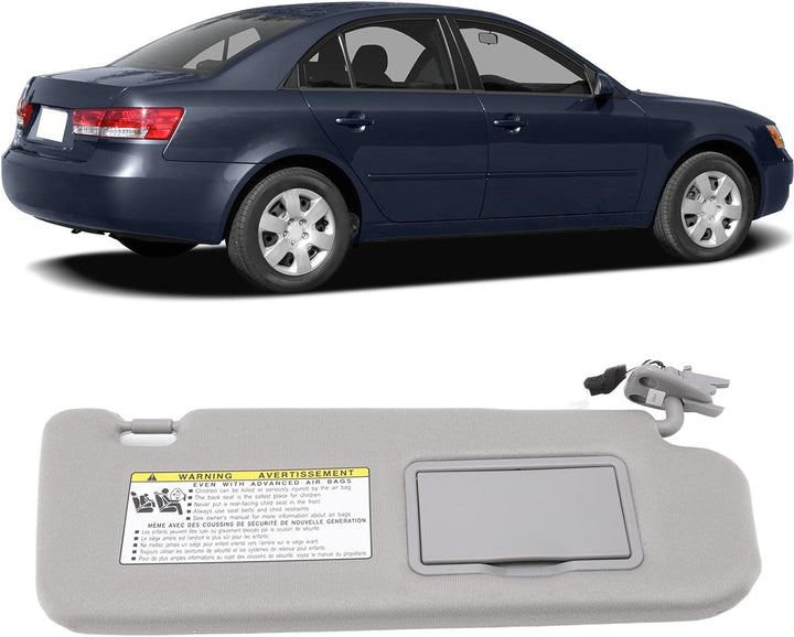 Auto-Sonnenblende, Sonnenblende, Grau, -blockierend, 852013K010QD, Ersatz für Sonata 2006-2008 (RECH