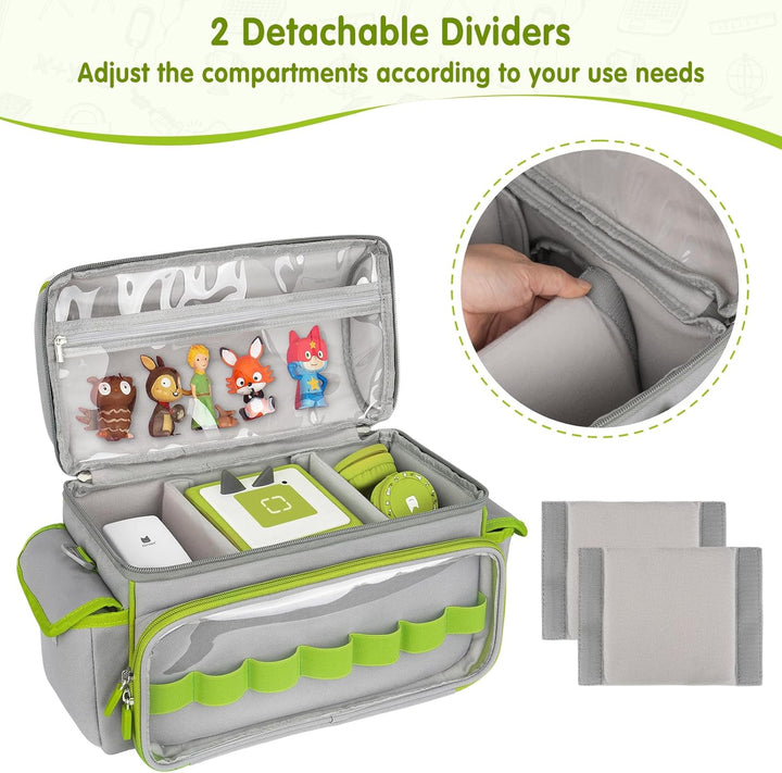 Jaffzora Tragetasche kompatibel mit Toniebox-Starter-Set, niedliche Aufbewahrungstasche für Tonies-F