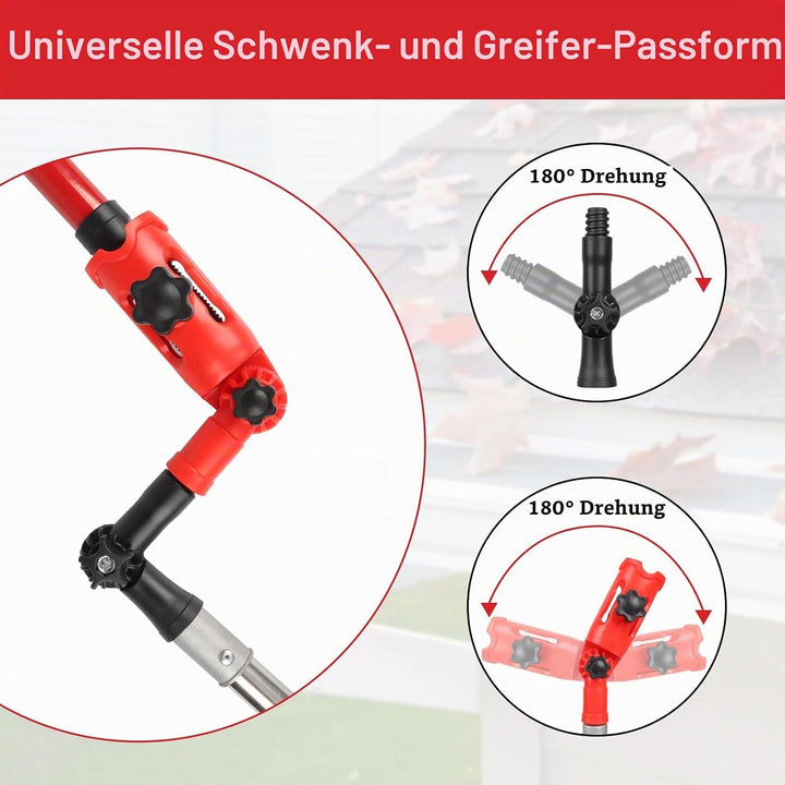 Dachrinnenreiniger, Dachrinnenreiniger mit Schaufel, Dverstellbarer Dachrinnenreiniger, Mehrzweck Da