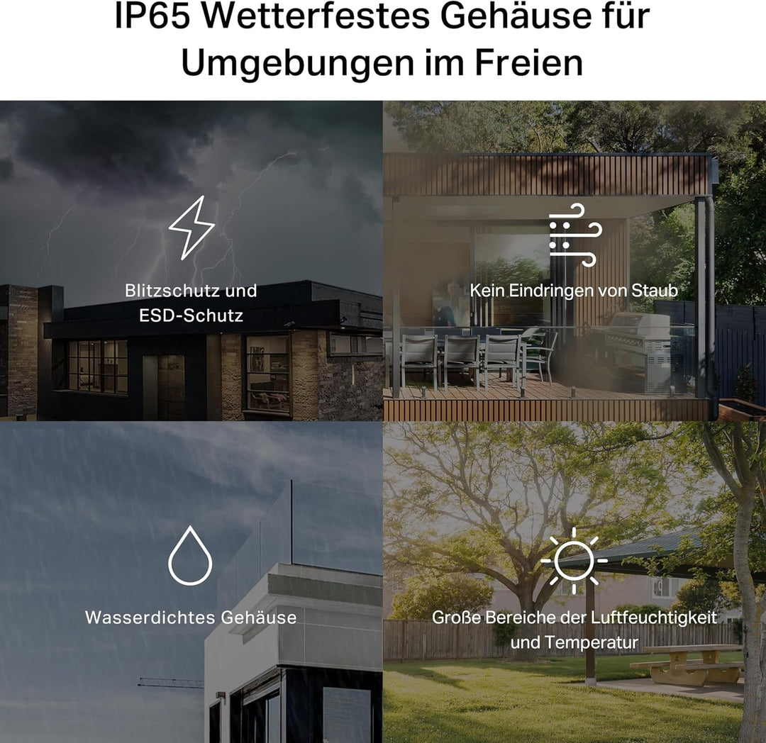 TP-Link Deco X50-Outdoor Wi-Fi 6 Mesh WLAN, AX3000 Dualband Router (2× Gigabit ports, 802.at PoE, Au