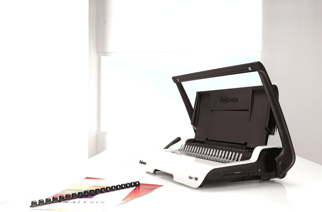Fellowes Bindemaschine Stern + Kamm Bindung (5006501), 7,9 x 45 x 24,9 cm Einzelbett, Einzelbett