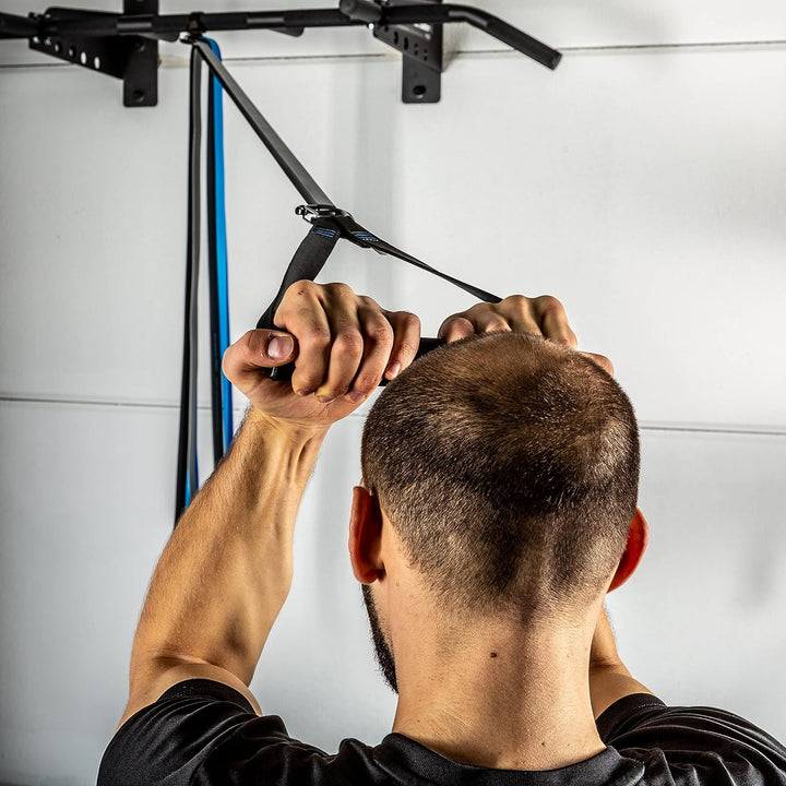 aerobis® Workout Station | Premium Klimmzugstange | Innovative Fitnessgeräte Befestigung + Lagerung