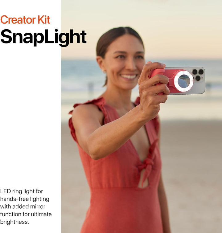 ShiftCam SnapGrip Creator Set - inkl. SnapGrip, SnapLight, SnapPod und Schutzhülle - Magnetische Dru
