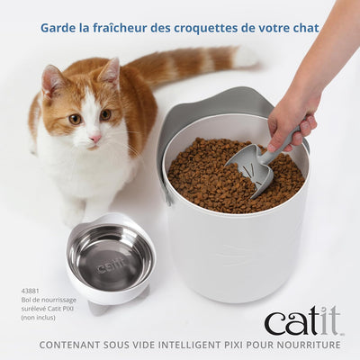 catit Pixi Smart Vakuum Futterbehälter, Futtercontainer, Futteraufbewahrung