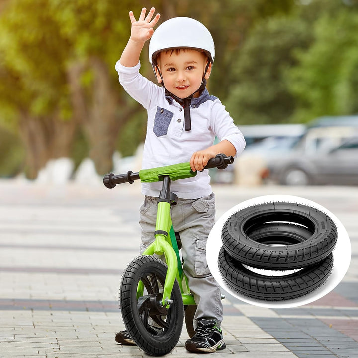 2 Stück Reifen 10x2.0 (54-152), Scooter Reifen 10 Zoll Ersatzreifen | Passend für Kinderwagen, Kinde
