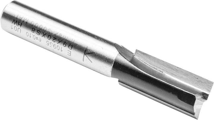 ENT 10955 Nutfräser HW, Schaft (S) 8 mm, Durchmesser (D) 9 mm, NL 20 mm, SL 32 mm, GL 55 mm, mit Har