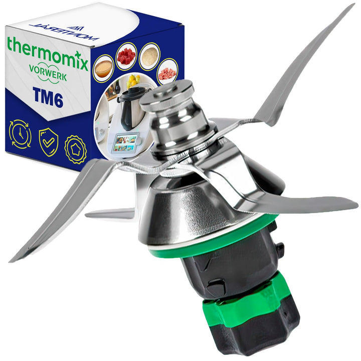 MONTERAL Satz Messer und Dichtungsring für Vorwerk Thermomix TM6 Küchenmaschine - Garantie 10 Jahre