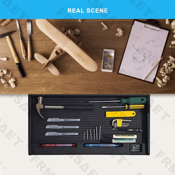 FRMSAET Office Supplies Holder Möbelzubehör Computer Keyboard Drawer Organizer Under Desk Mehrzweckf