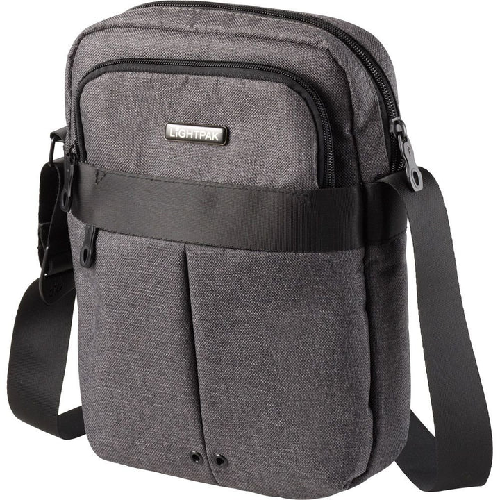 LIGHTPAK 46164 Umhängetasche Epsilon, Tragetasche mit Tablet PC-Fach, Verstellbarer Schultergurt, au