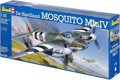 Revell Modellbausatz Flugzeug 1:32 - De Havilland MOSQUITO MK.IV im Massstab 1:32, Level 4, original