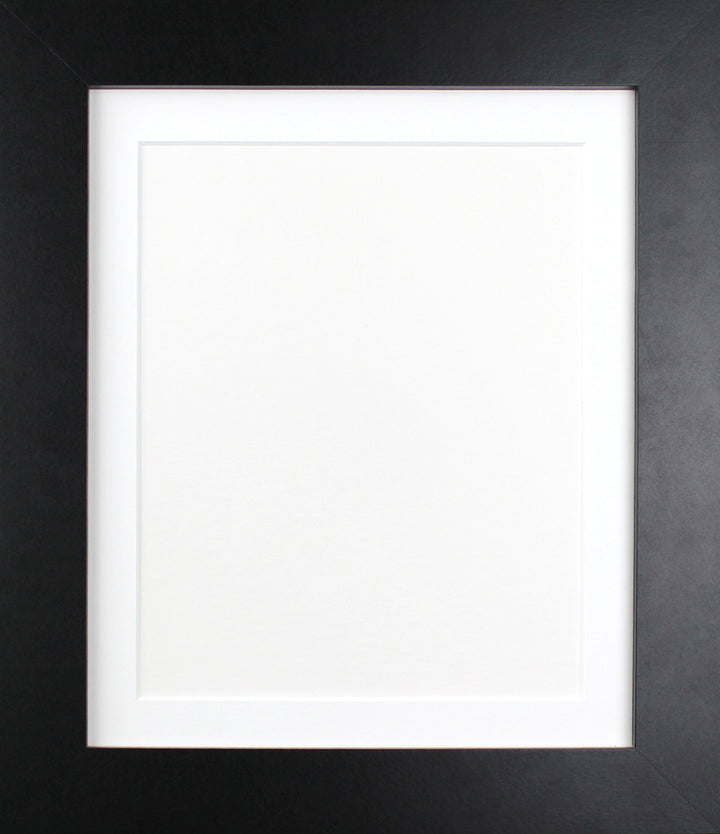 FRAMES BY POST Bilderrahmen mit weissem Passepartout, 39 mm, für Bildgrösse 38,1 x 25,4 cm (Kunststo