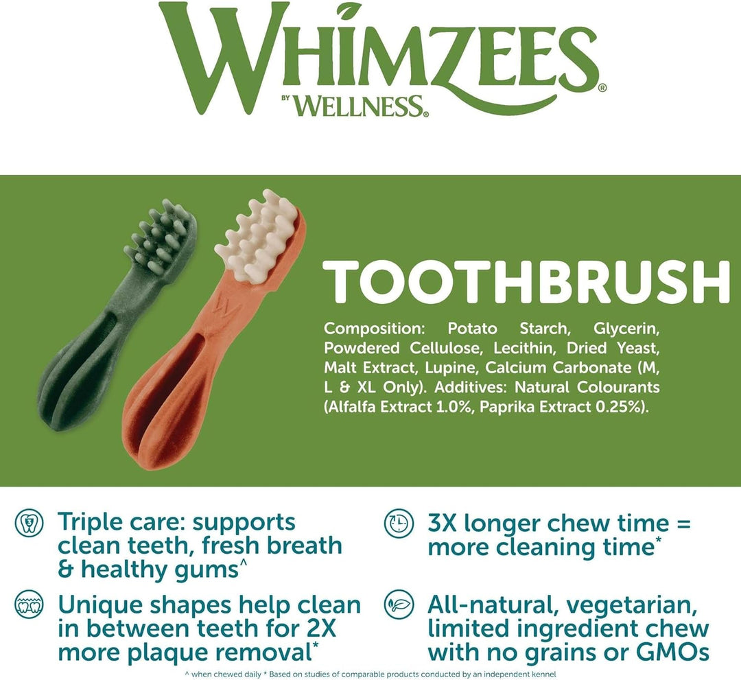 Whimzees Zahnbürste grösse XS / 350 St. im Display, 1er Pack (1 x 2.8 kg)