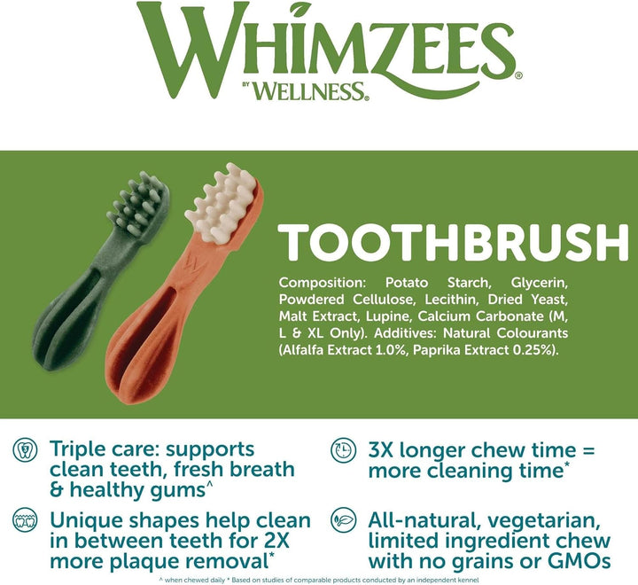 Whimzees Zahnbürste grösse XS / 350 St. im Display, 1er Pack (1 x 2.8 kg)