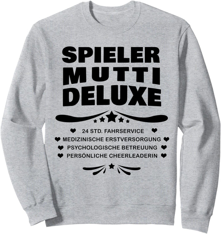 Spieler Mutti Deluxe Frauen Mutter Lustige Geschenkidee Mama Sweatshirt