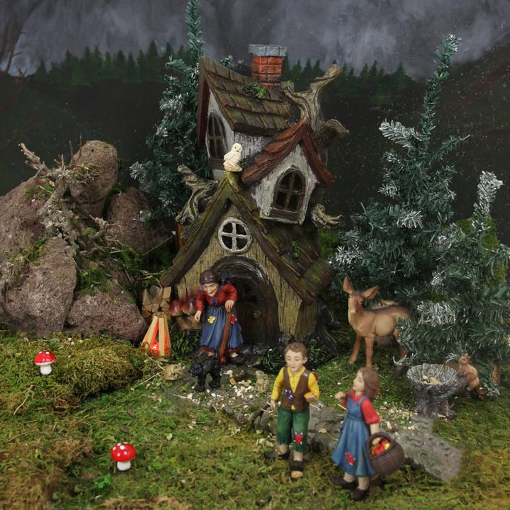 FADEDA 5X Hänsel und Gretel/Höhe:10 cm/handbemalt/detailgetreue Krippen Figuren - Weihnachten Tisch