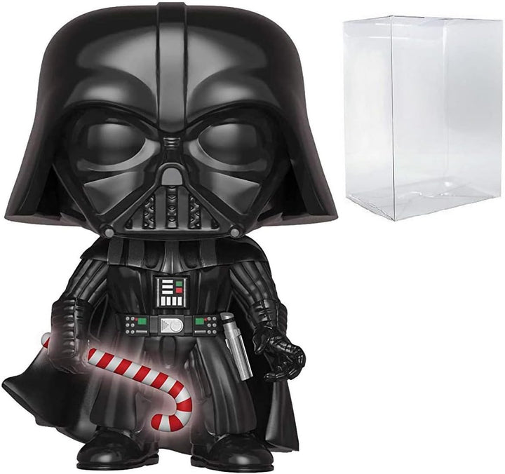 Funko Star Wars: Holiday, Darth Vader mit Candy Cane Glow-in-The-Dark Chase Pop! Vinylfigur (im Pake