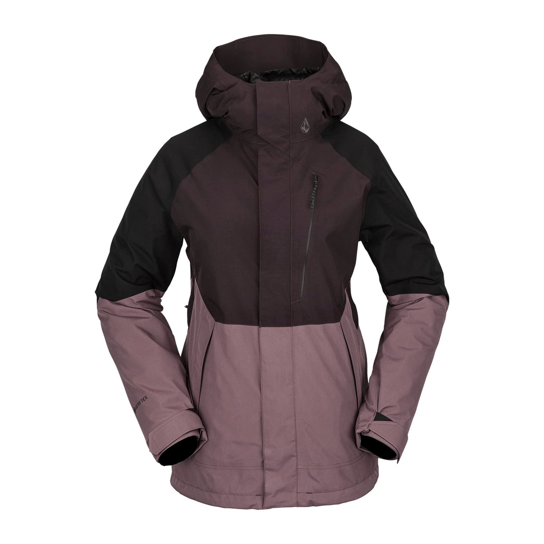 Volcom Damen Aris Ins Gore Jacket Jacke M Schwarz, Pflaume, M Schwarz, Pflaume