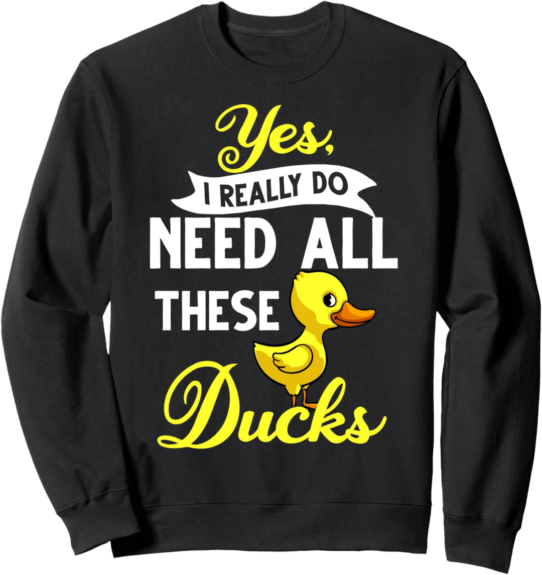 Ente Gummienten Bauer Tier Vogel Sweatshirt