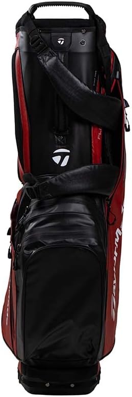 TaylorMade Flextech Waterproof wasserdichte Standtasche Einheitsgrösse Rot, Schwarz und Weiss, Einhe