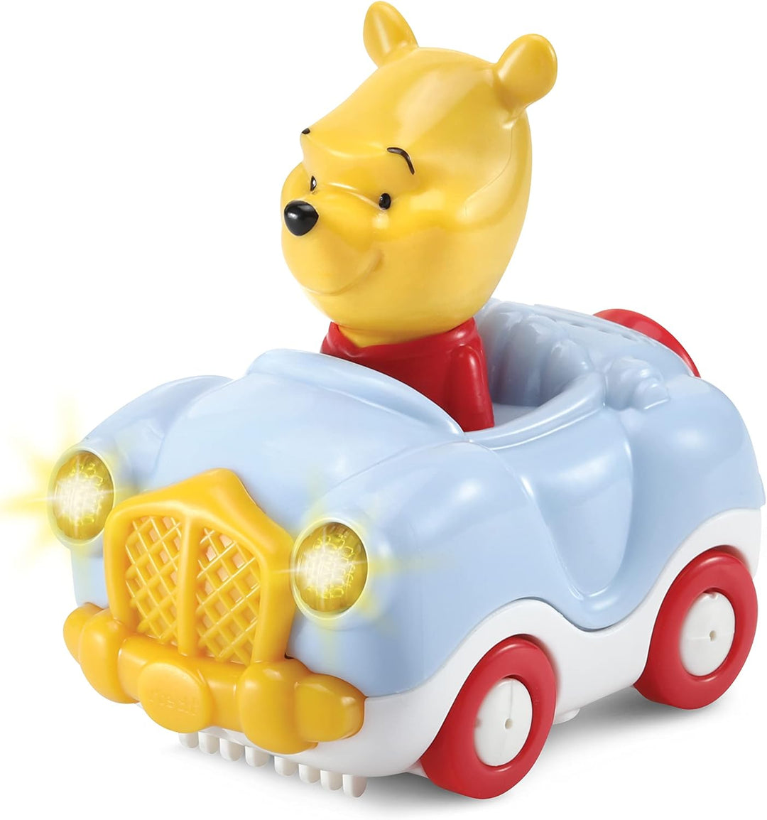 VTech TUT TUT Baby Flitzer - Winnie Puuhs Cabrio – Spielzeugauto mit Musik, spannenden Sätzen und Ge