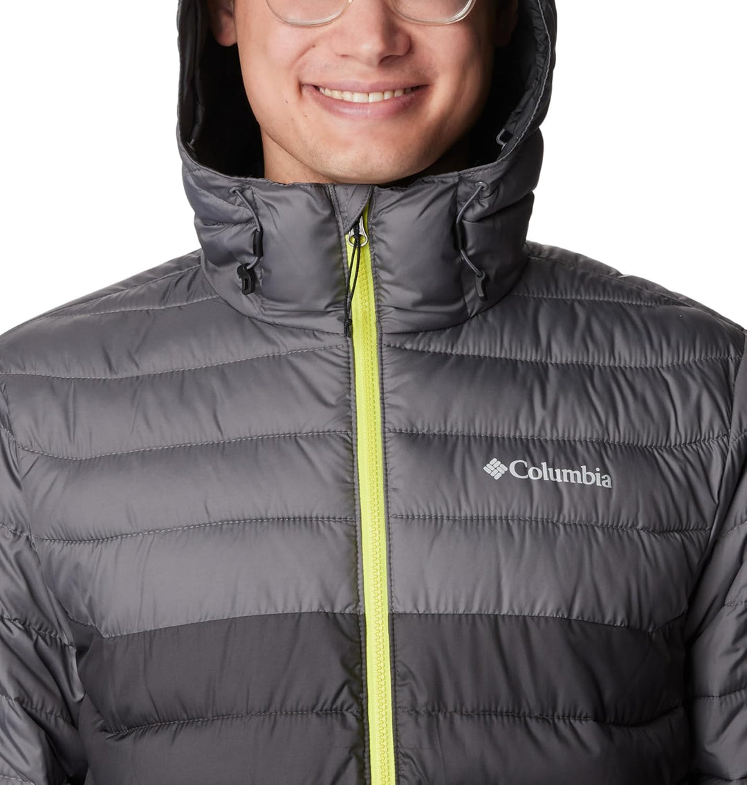 Columbia Herren Powder Lite Kapuzenjacke Shark, City Grey XXL, Shark, City Grey XXL