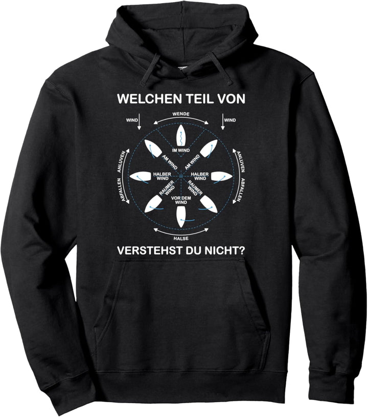 Manöverkreis Segeln | Lustiges Boot, Schiff & Yacht Pullover Hoodie