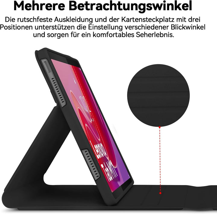 Bettdow für Lenovo Tab M11 2024 11" Tastatur Hülle, QWERTZ Abnehmbare Tastatur mit Schutzhülle für L