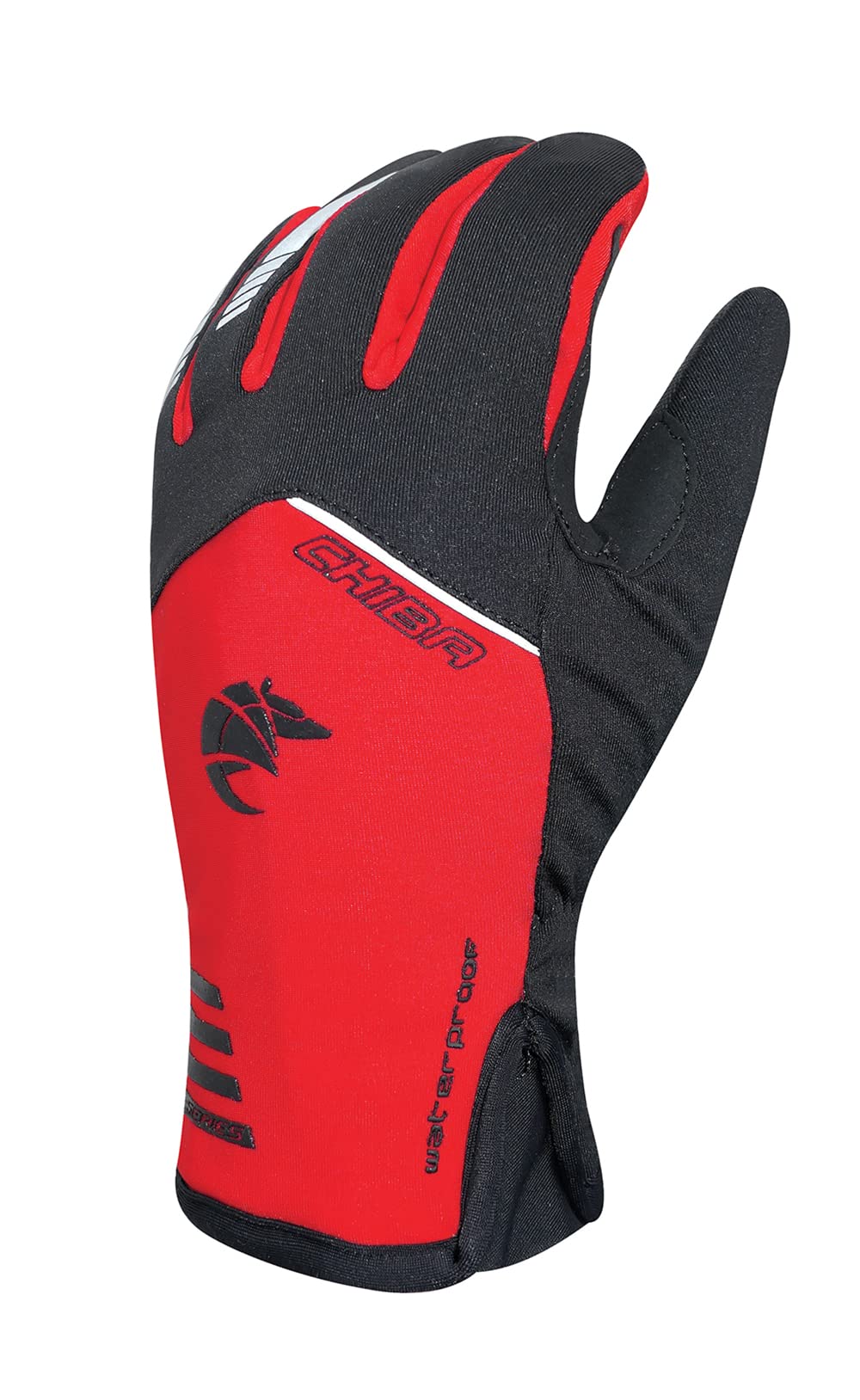 Chiba 2nd Skin Fahrrad Handschuhe lang rot/schwarz 2023 M (8), M (8)