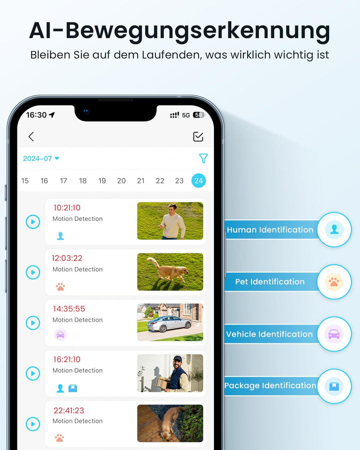 ieGeek 2K Überwachungskamera Aussen Akku, 2.4Ghz überwachungskamera Aussen Solar mit Built-In Solarp