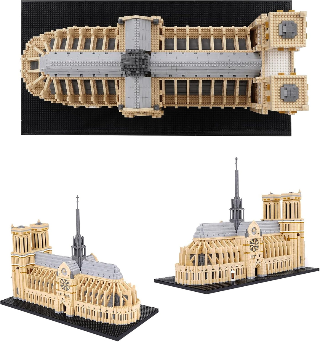 LULUFUN Building Blocks Set Notre Dame de Paris World-Famous Architecture Building Set Mini Building