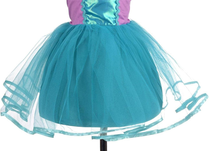 Lito Angels Mädchen Prinzessin Schneewittchen Cinderella Meerjungfrau Rapunzel Kleid Kostüm Weihnach