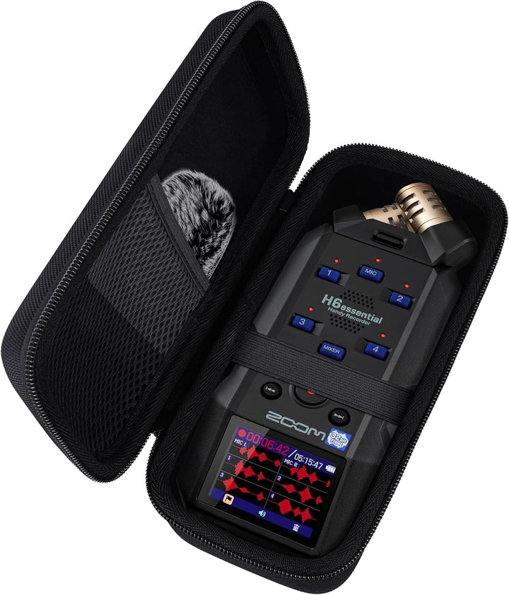 co2CREA Hart Reise Schutz Hülle Etui Tasche für Zoom H6studio /H5studio /H6essential 6-Spur 32-Bit F