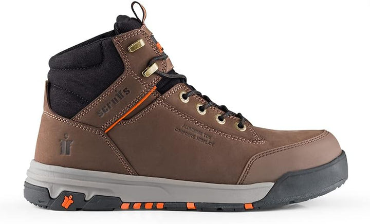 Scruffs Sicherheitsstiefel „Switchback 3“, dunkelbraun 45 (T55026)