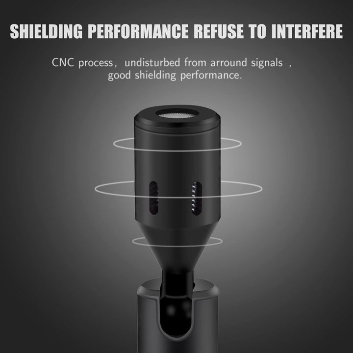 Andoer Mini Plug-in Smartphone Mikrofon Handy Mic Niere Tonabnehmer Typ-C Stecker 90° Winkel einstel