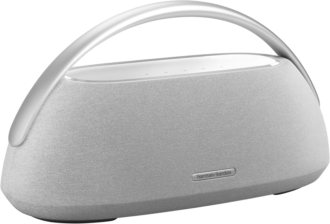 Harman Kardon Go + Play 3 Bluetooth Box in Grau – Tragbarer Lautsprecher mit 8-Stunden-Akku und kräf