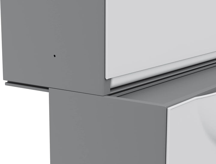 Terry Home Storage Harmony Aufbewahrungsbox, Schuhschrank, 51 x 19 x 39 cm, Grau Tortora/Grigio, Tor