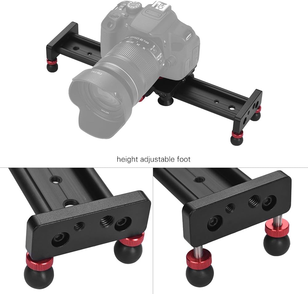 Andoer Slider Dolly Video Slider Dolly Kamera Track Slider Foto Aluminiumlegierung f¨¹r DSLR-Kamera