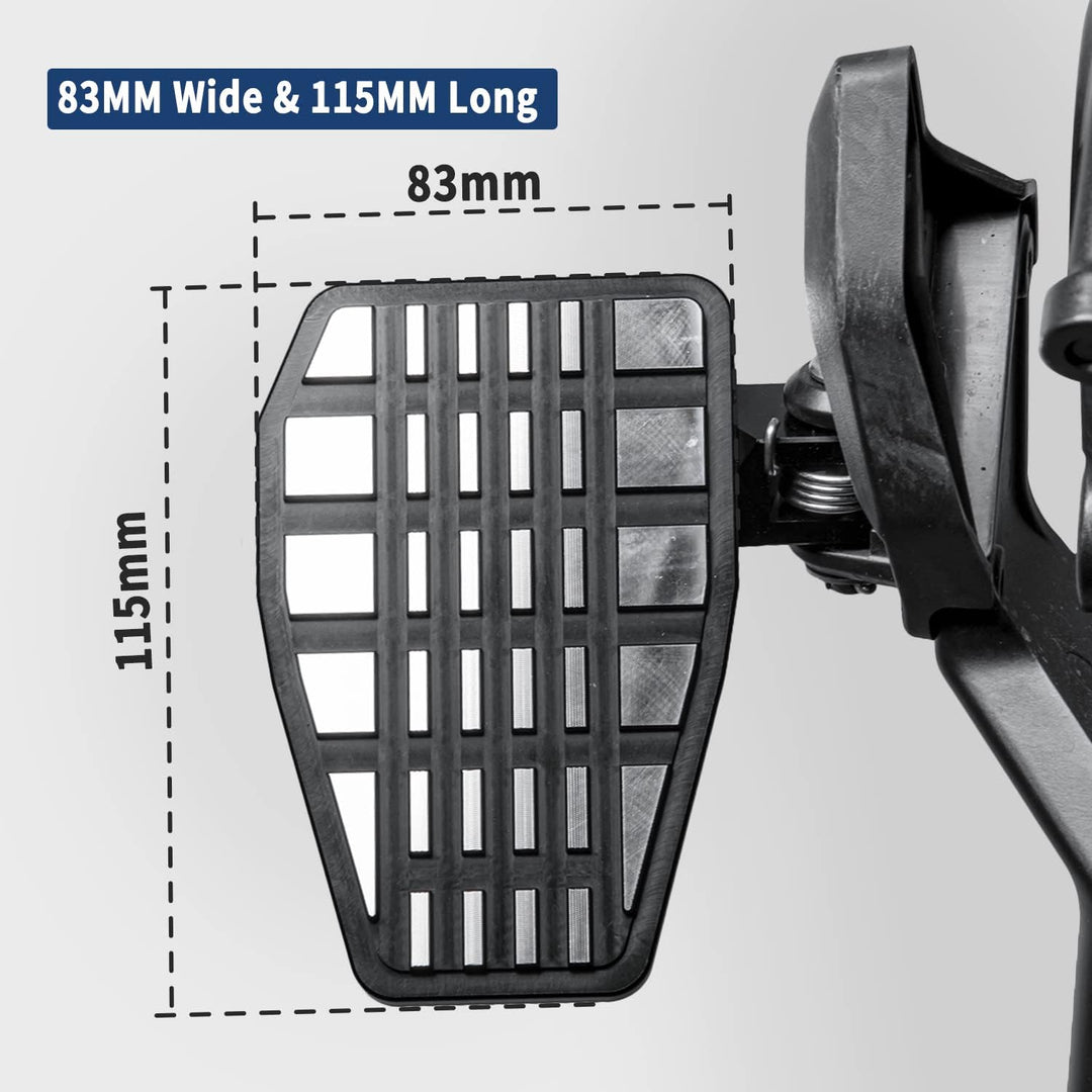 Motorrad CMX1100 CM1100 Breite Fussrasten Pedal 21-23, Aluminium Fussstütze Fussrastenverlängerung V