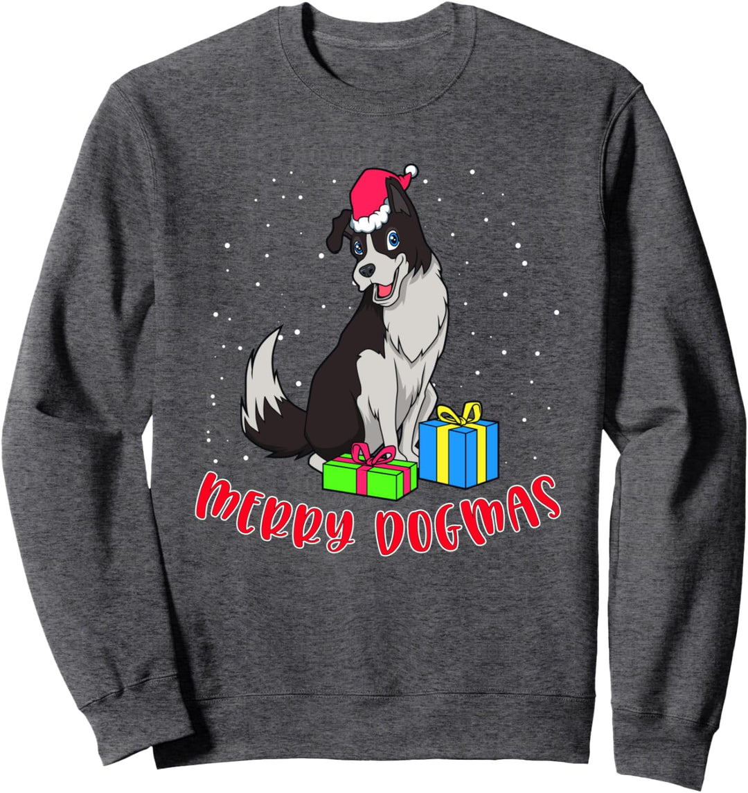 Weihnachts Border Collie - Merry Dogmas Sweatshirt