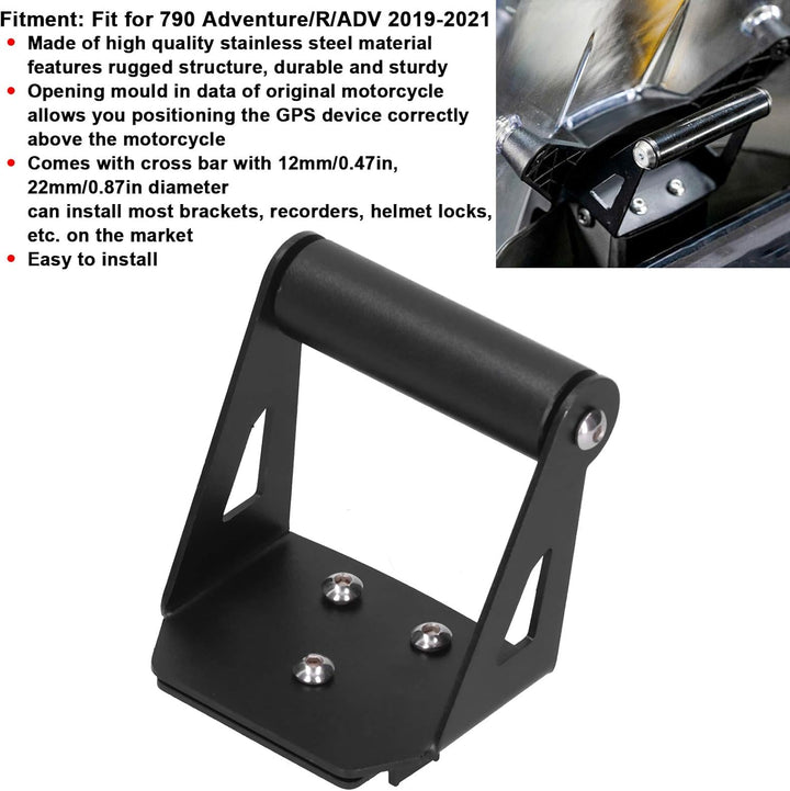 Tbest GPS Halterung Für 790 Adventure, Motorrad-Telefonhalterung, Motorrad Navigationshalterung GPS-