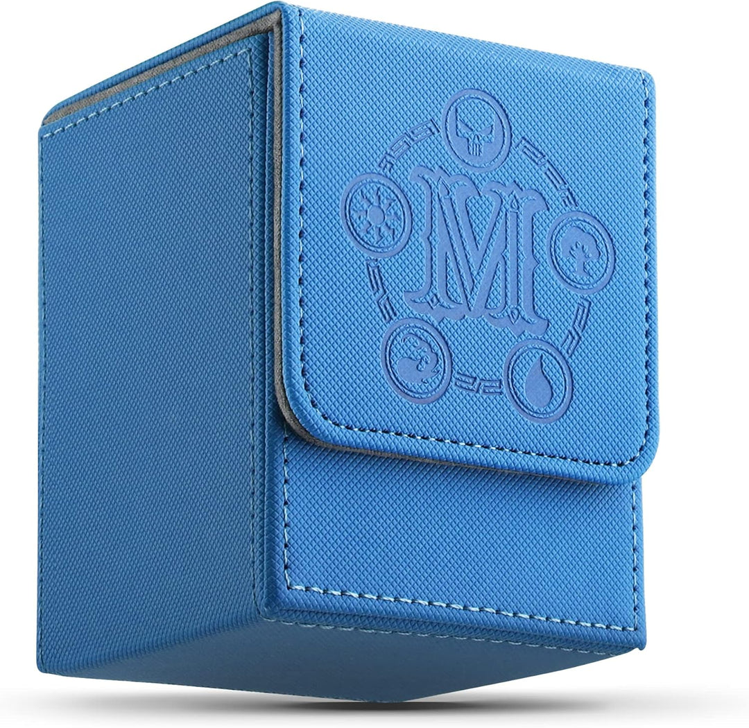 Card Deck Box für MTG Karten Aufbewahrungsbox hält über 100 einzeln Karten, Mikrofaser-Innenfutter K