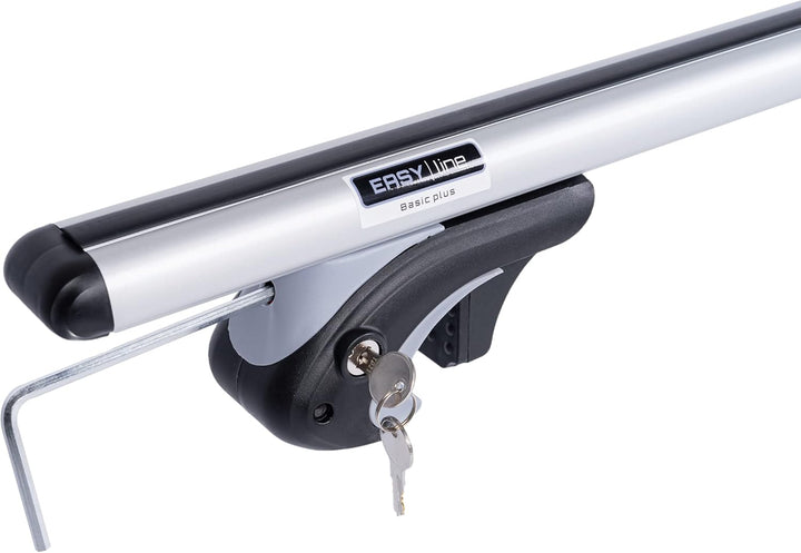 Kompletter Aluminium-Dachträger Relingträger Easy Line Basic Plus 135 cm für BMW X3 E83 SUV 2003-201