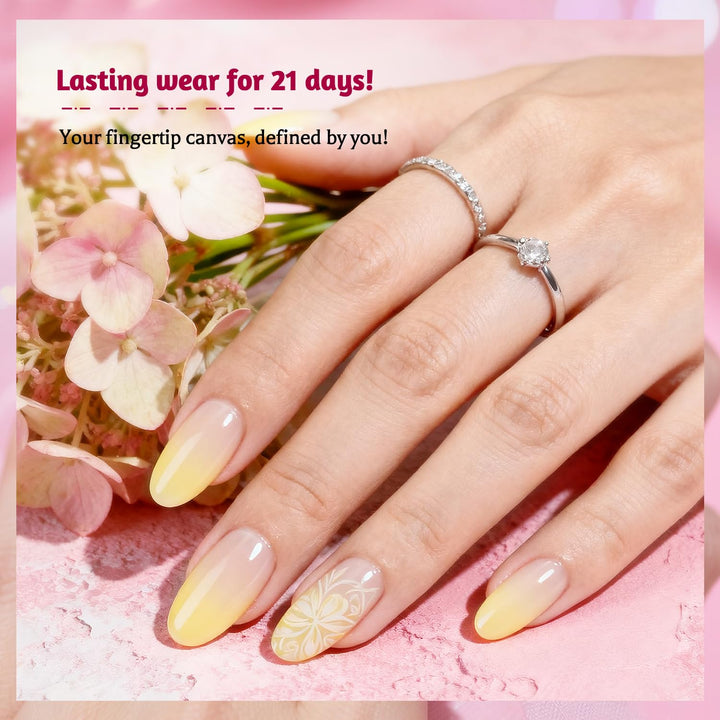 JODSONE 9 Farben Ombre-Nägel Farbverlaufsgel Blush Effect Gel Nagellack-Set Lackieren Nageldesign Ge