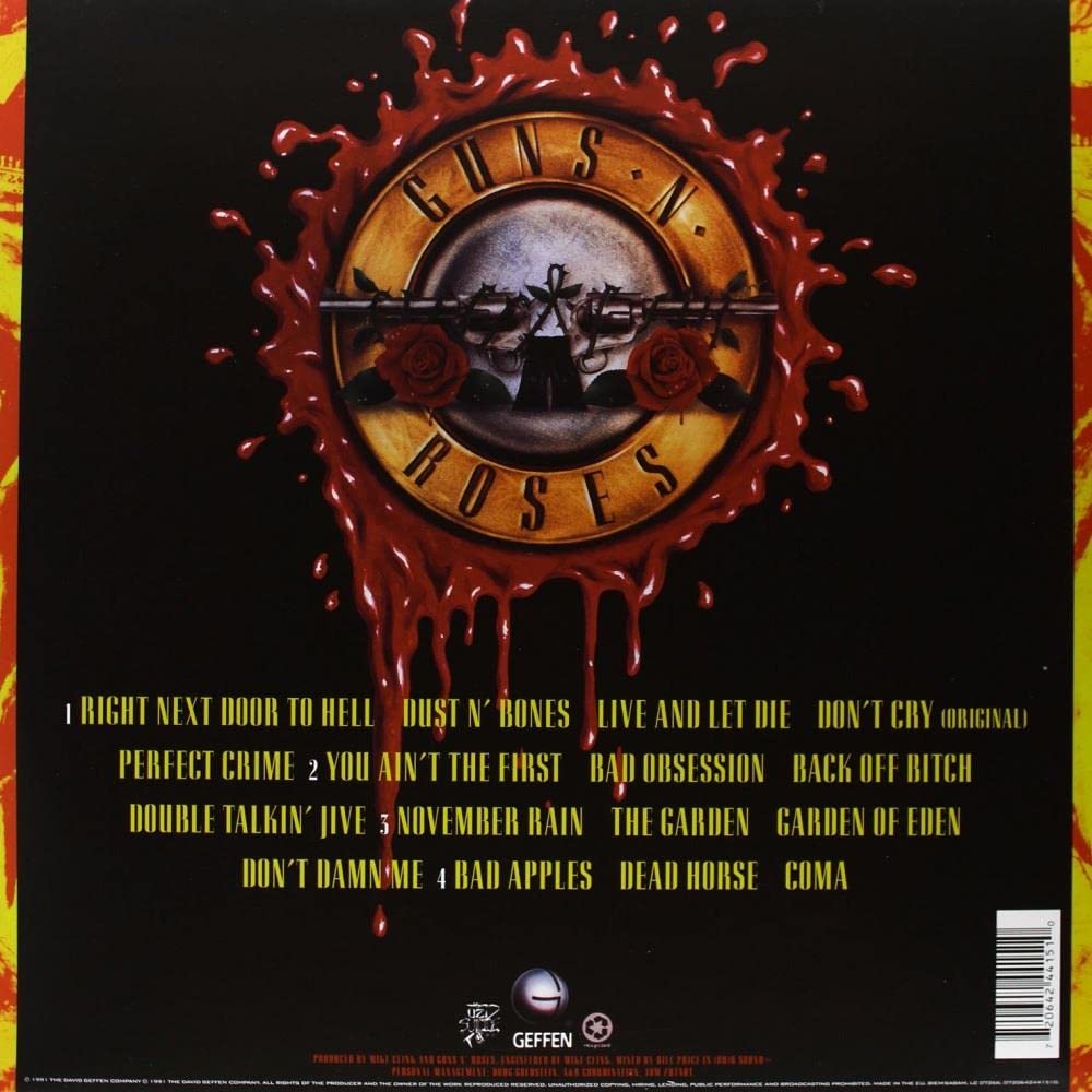 Use Your Illusion I, Vinyl