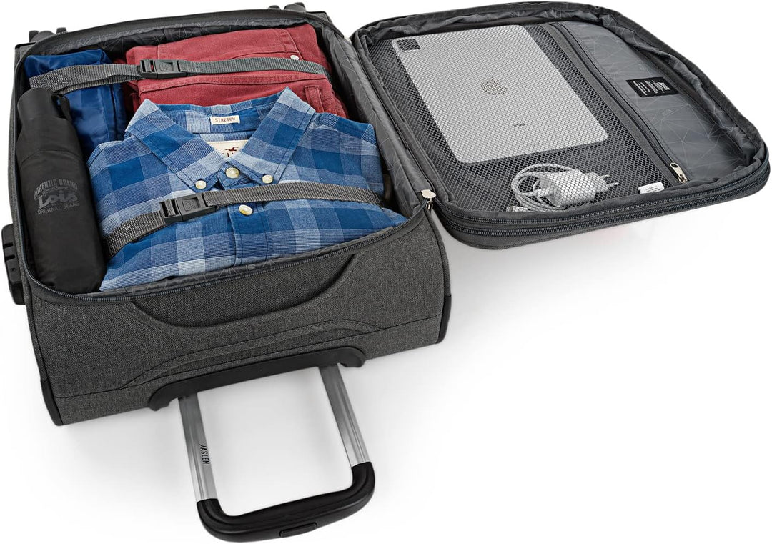 JASLEN - Koffer Klein Handgepäck - Handgepäck Koffer 4 Rollen - Koffer Handgepäck 55x40x20 Leicht un