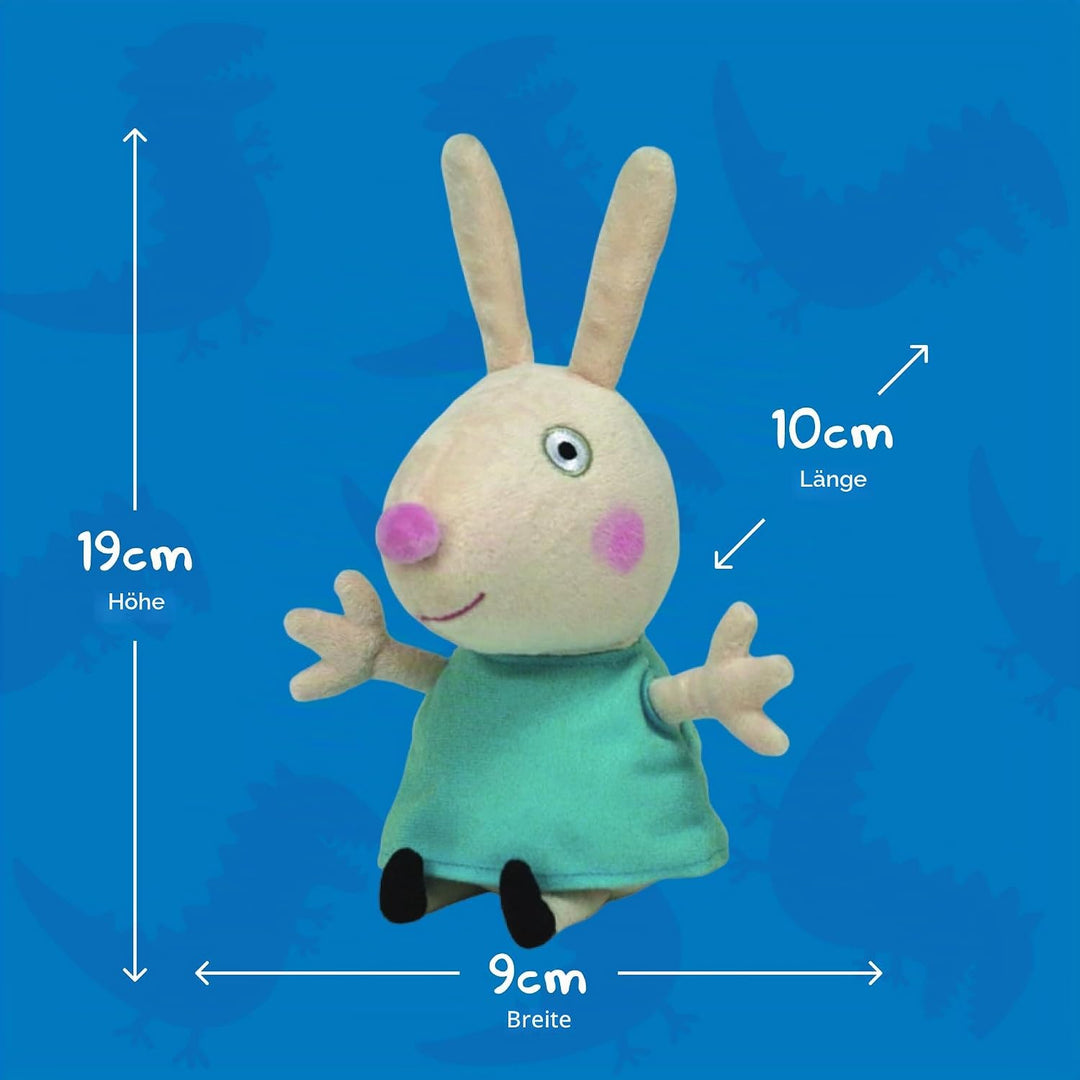 TY 46140 - Peppa Baby - Beanie Babies Luisa Löffel Hase - Plüsch, 15 cm
